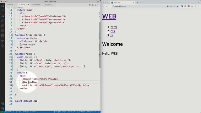 React 2022년 개정판 - 5. props смотреть онлайн
