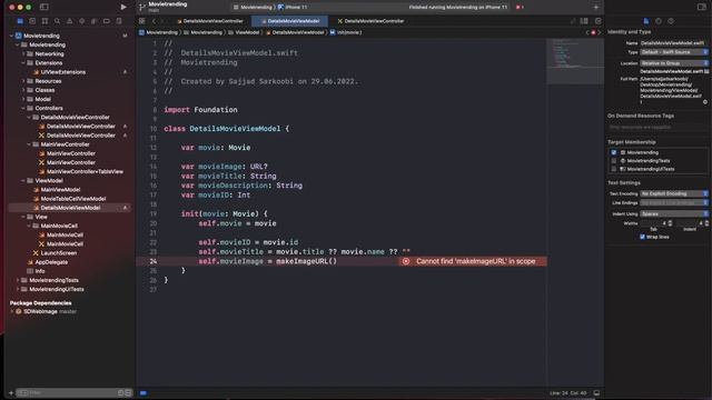 iOS MVVM Pattern: Injecting ViewModel - Part 6 смотреть онлайн