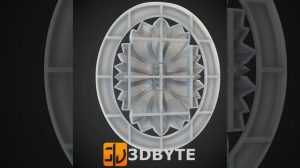 #3dmodel - Round #decor 53 || Круглый декор 53 #3dbyte  #3dprint