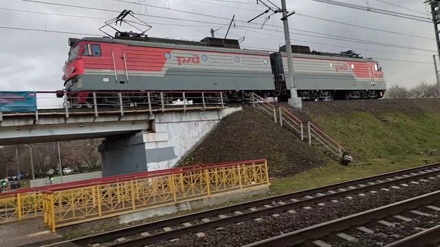 Электровоз ВЛ10у 545 , Платформа Лось смотреть онлайн