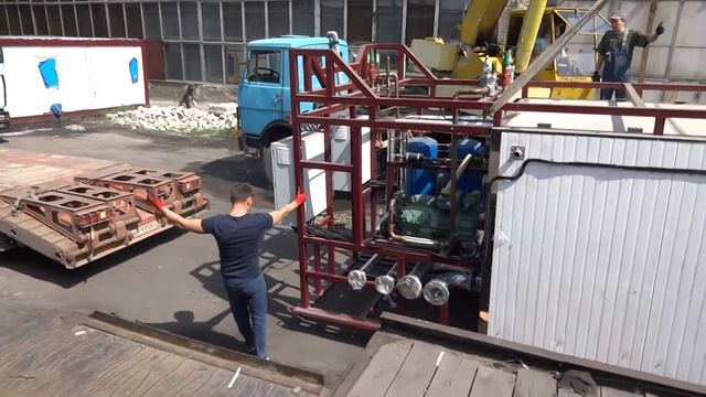 ГЛВ-150К. Все переходят с аммиака на фреон. Отгрузка на Барнаульский молочный комбинат. смотреть онлайн