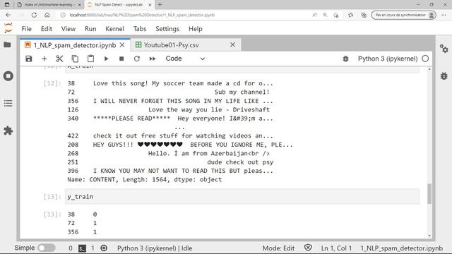 Traitement du Langage Naturel (NLP) + Machine Learning avec Python (vidéo 1/3) смотреть онлайн
