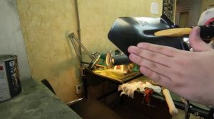 Заточка саперной лопаты - результат