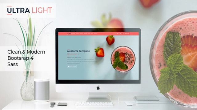 Ultra Light - One Page Minimal & SEO Agency, Portfolio, Creative, Fashion, Travel | Themeforest смотреть онлайн