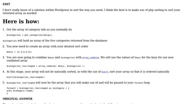 Wordpress: Category specific order (2 Solutions!!) смотреть онлайн