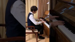 Бах Маленькая двухголосная фуга До минор