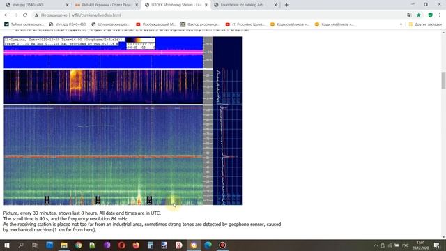 Частота Шумана Мироздание готовится к переходу 21.12.2020 резонанс Шумана отображает на графике кол смотреть онлайн