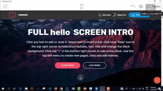 Making a Free Website using Mobirise 2020 смотреть онлайн