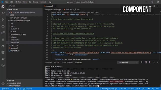 How to create an AEM SPA component using Reactjs смотреть онлайн