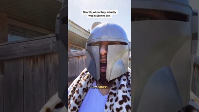 When Bandits Actually Beat you in Skyrim #gaming #skyrim смотреть онлайн