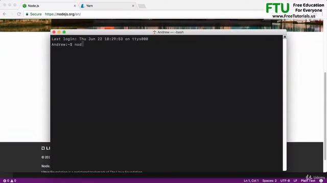 3 Installing Node js & Yarn смотреть онлайн