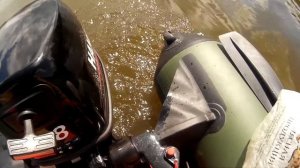 Покатушки Ривьера 3200ск под мотором Hangkai 9.8 и Муссон 3000 под мотором Hangkai 6. часть 1