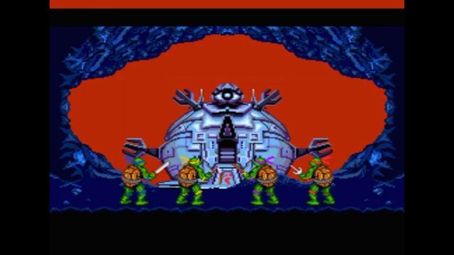 Sega Mega Drive 2 (Smd) 16-bit Teenage Mutant Ninja Turtles Return of the Shredder Битва с Боссами