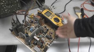 panasonic tc-21s1(Шасси MX-3)  не включается, ремонт блока питания