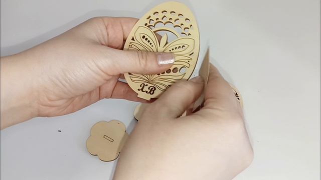 Сборная деревянная модель "Пасхальные яйца", серия "Пасхальная", ТМ "Чудо-Дерево" смотреть онлайн