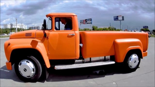 САМЫЙ  гигантский пикап ЗИЛ 130/ сделал житель Омска из ЗИЛ-130/giant ZIL 130 Pickup Truck 600
