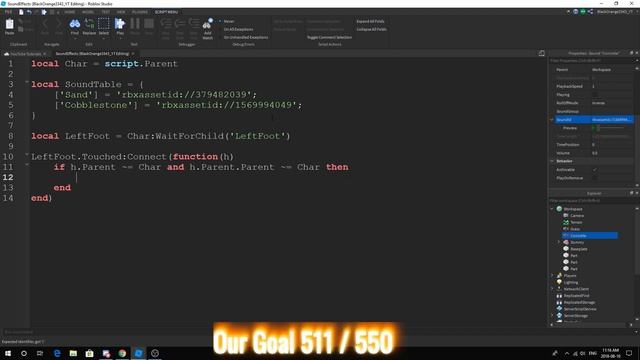Roblox Scripting Tutorial | Material Sound Effects смотреть онлайн