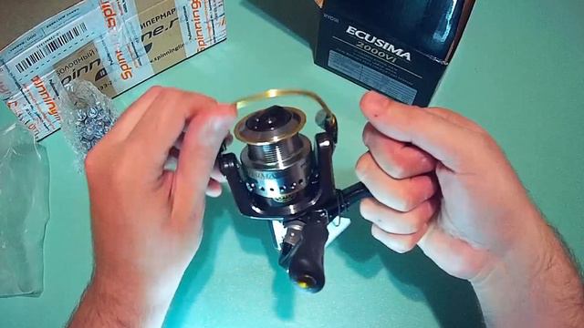 Распаковка и обзор посылки от интернет-магазина Spinningline.ru. Катушка Ryobi Ecusima 2000vi смотреть онлайн