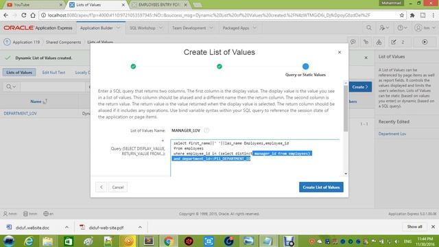 How To Create Cascading LOVS in Oracle apex Bangla Tutorials смотреть онлайн