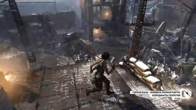 Tomb Raider (все секреты и тайники) - Карта сокровищ на радиовышке 20160319-7 смотреть онлайн