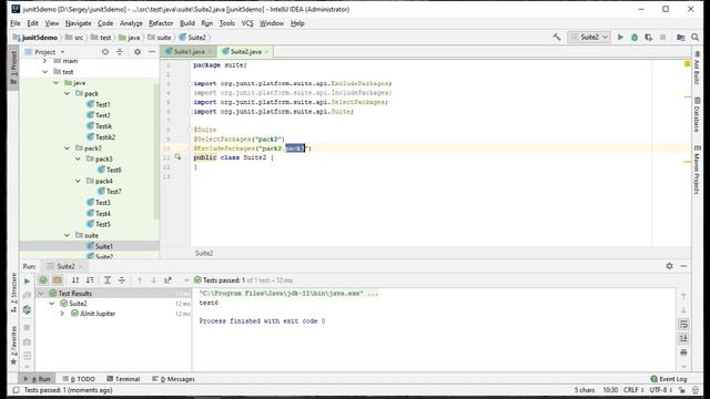 JUnit 5. Test Suite смотреть онлайн