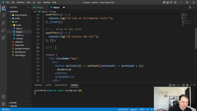 APRENDA USEEFFECT - SIMPLIFICANDO OS HOOKS DO REACT смотреть онлайн