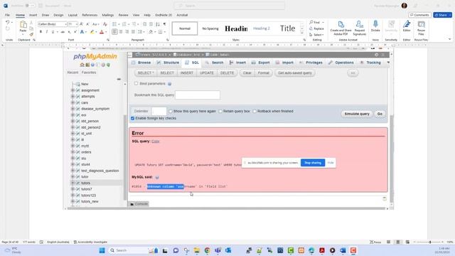 PHP and MySQL 3 – Error Handling PHP mysqli affected rows смотреть онлайн