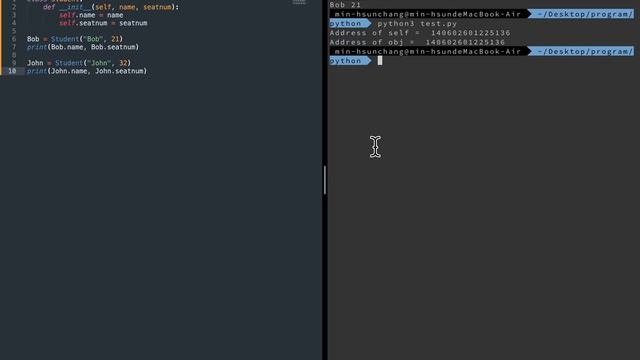 Python | Class - add parameters to __init__ смотреть онлайн