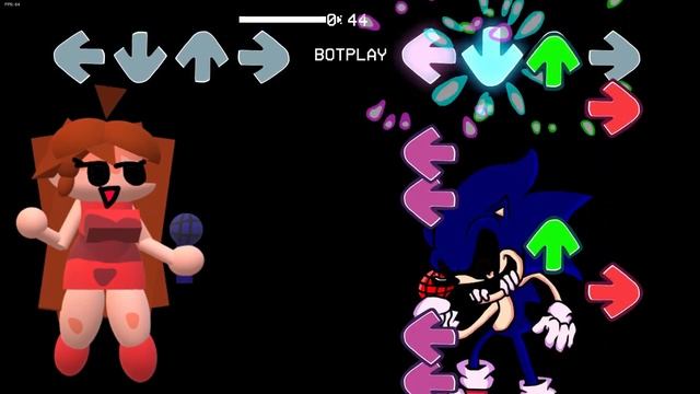 FNF GF and Sonic.exe sing Furiosity смотреть онлайн