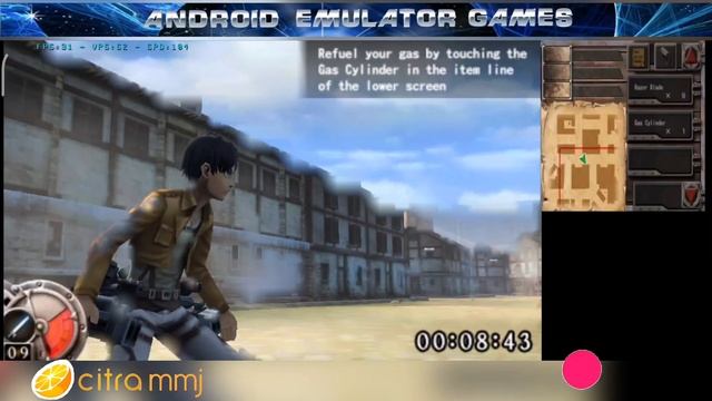 Attack on Titan: Humanity in Chains Gameplay Citra MMJ ( 3DS Emulator ) with Settings & Config смотреть онлайн