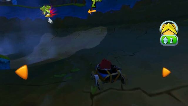 Beating king pig in Angry Birds go! смотреть онлайн