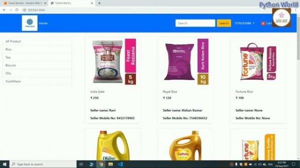 E-commerce website Overview  in django Part-1 || Python world || Django || Python