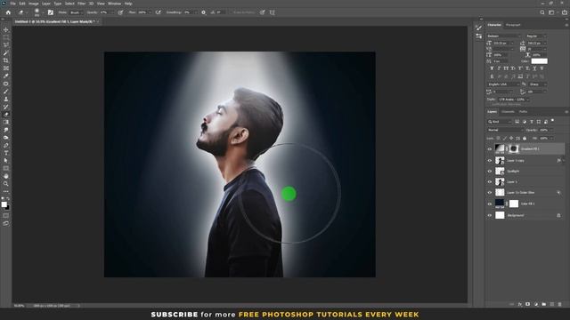 Portrait Glow Effect Photoshop Tutorial смотреть онлайн