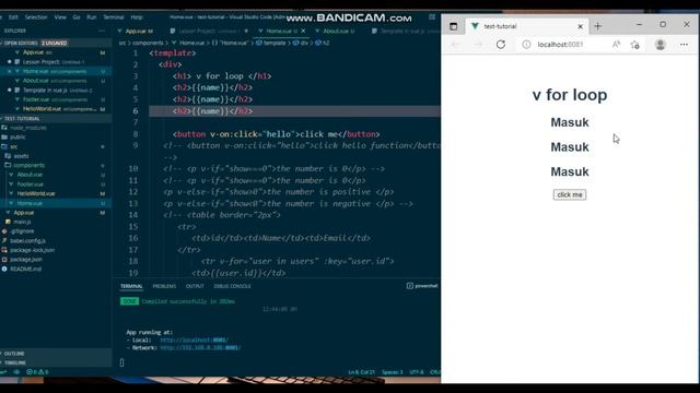 constant value change in vue js 3 part #18 смотреть онлайн