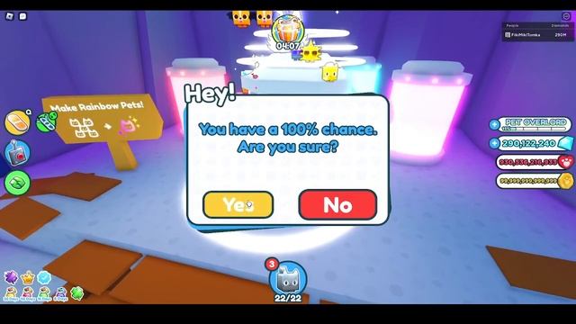 what should I do??? in pet simulator x the repeat button on the rainbow machine doesn't work смотреть онлайн