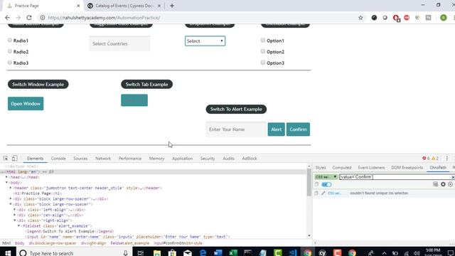031 How Cypress auto handles Alerts in web Apps смотреть онлайн