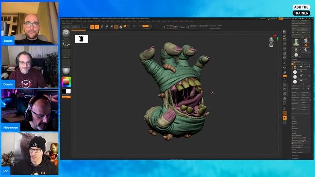 Ask The Trainer | Cinema 4D / ZBrush Workflows смотреть онлайн
