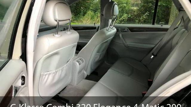 Mercedes-Benz C-klasse Combi 320 Elegance 4-Matic 2004! Leer! Bose! Stoelverwarming! Cruise control смотреть онлайн