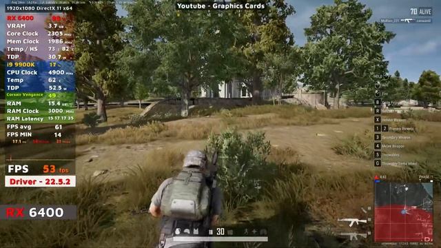 AMD RX 6400 4GB in 2022 | PUBG | 1080p MEDIUM Settings смотреть онлайн