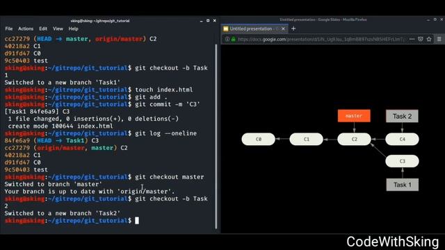 What is three-way Merging in git ? | Basic Branching and Merging in git смотреть онлайн
