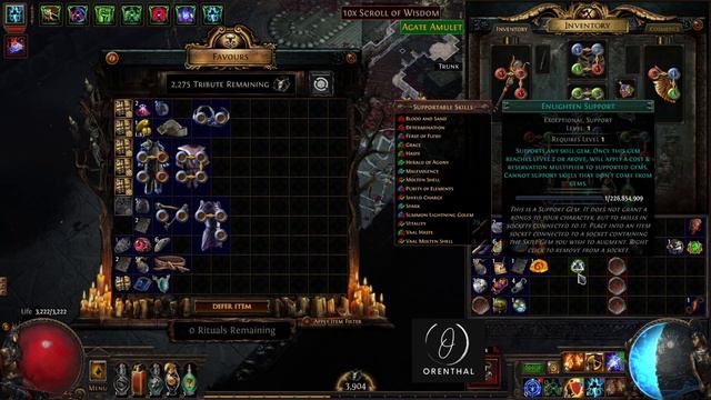 POE 3.22 - Farming Divine Orbs & Rare Loot from Ritual - Week 1-2 - Path of Exile Ancestors смотреть онлайн