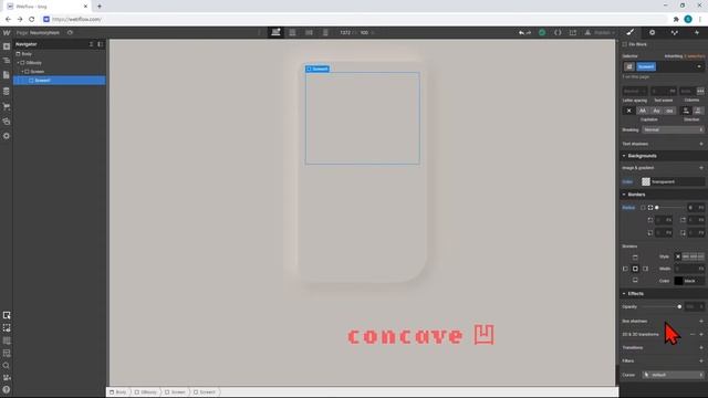 Neumorphism made in Webflow смотреть онлайн