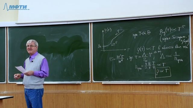 Лекция №6 "Электропроводность, теплопроводность" смотреть онлайн