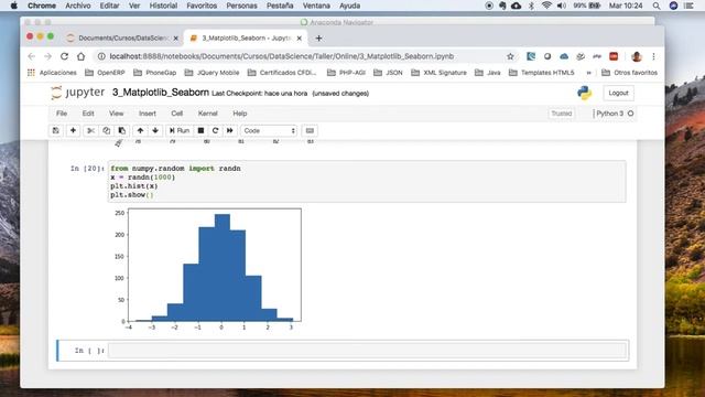 Seaborn (Parte 1): Creando gráfica de tipo histograma con Seaborn смотреть онлайн