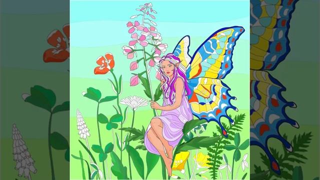 Magic Color This is Richelle, She Is A Flower Fairy, In Charge Of Wild Flowers. смотреть онлайн