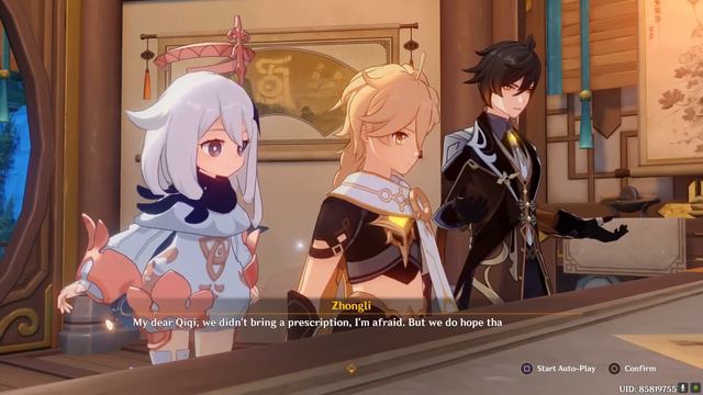[Story] Zhongli - "..uh...hello...little girl." | Genshin Impact смотреть онлайн