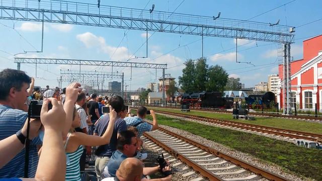Парад отечественных паровозов, Москва, депо 
