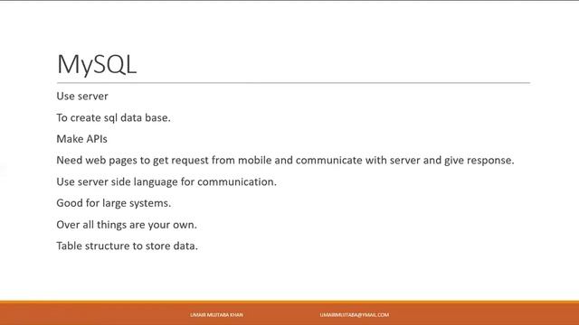Android data bases comparison | SQLite VS MySQL VS Firebase | Uses & Limitations of each database смотреть онлайн