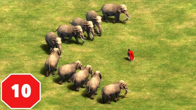 How Many Elephants Do You Need to Kill a Teutonic Knight? | AoE II: DE смотреть онлайн