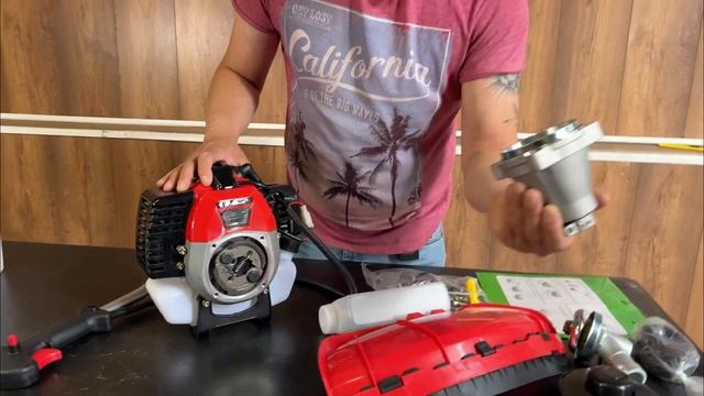 Акция!!! Двигатель для бензинового триммера, полный комплект, успей купить!!!